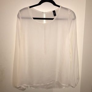 White Sheer Blouse